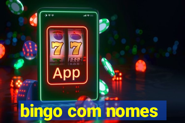 bingo com nomes